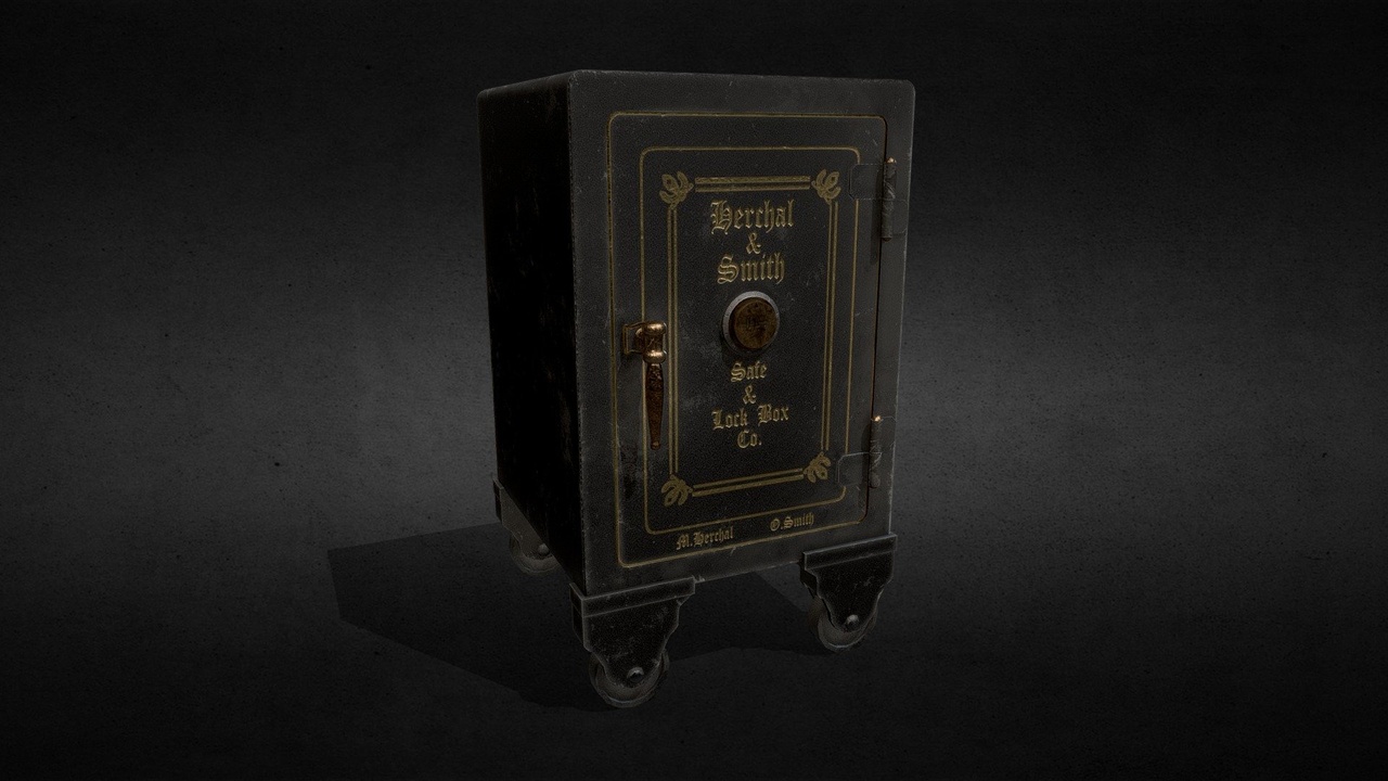 Media 1 for listing Western Style Antique Safe
