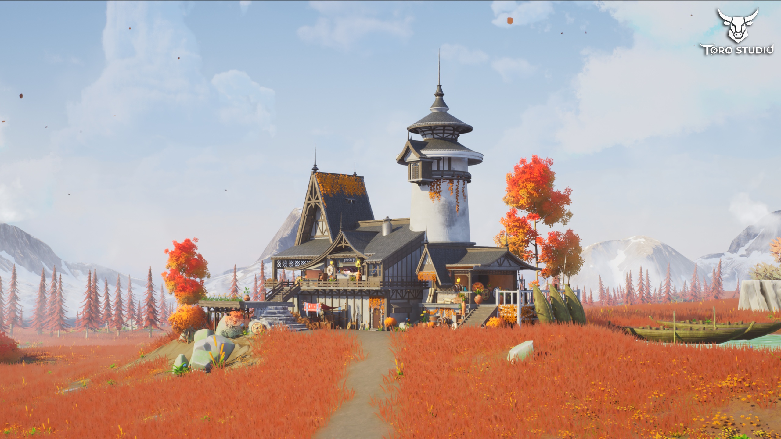 Media 1 for listing Stylized Autumn Oakfall House