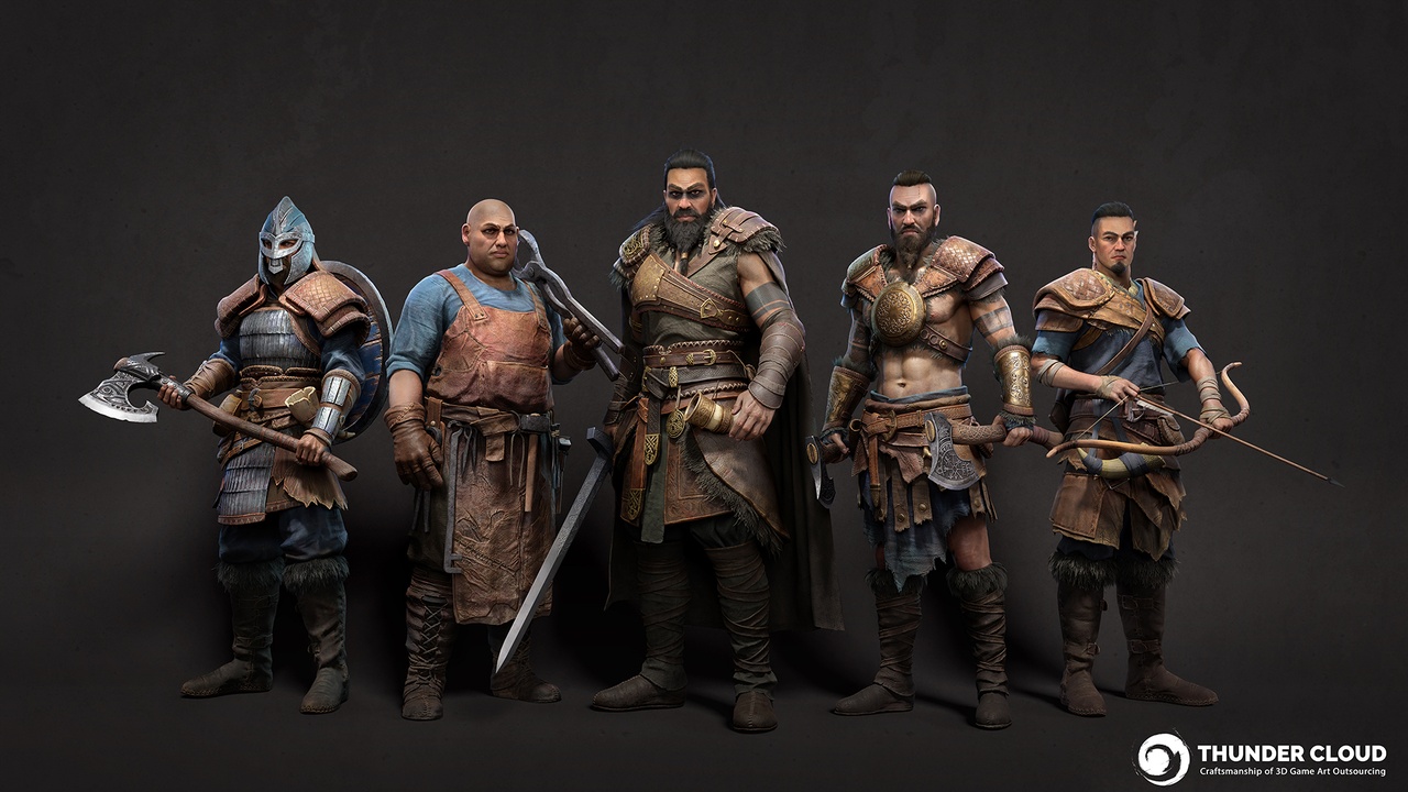Media 1 for listing Realistic Viking Characters