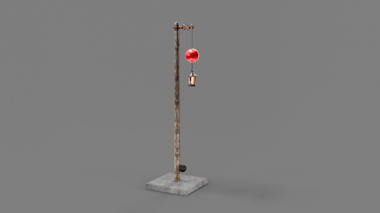 Media 1 for listing Stylized Vintage Railway Highball Signal