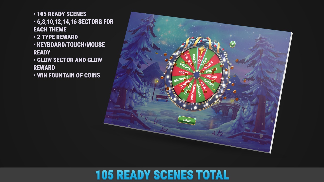 Media 1 for listing MK Spin Wheel Mega Bundle • 20 Fortune Templates