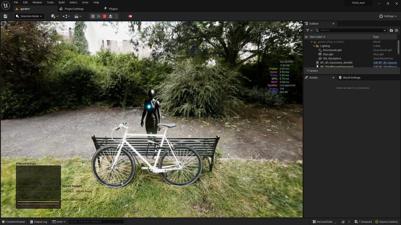 Media 1 for listing 3D Gaussians Plugin