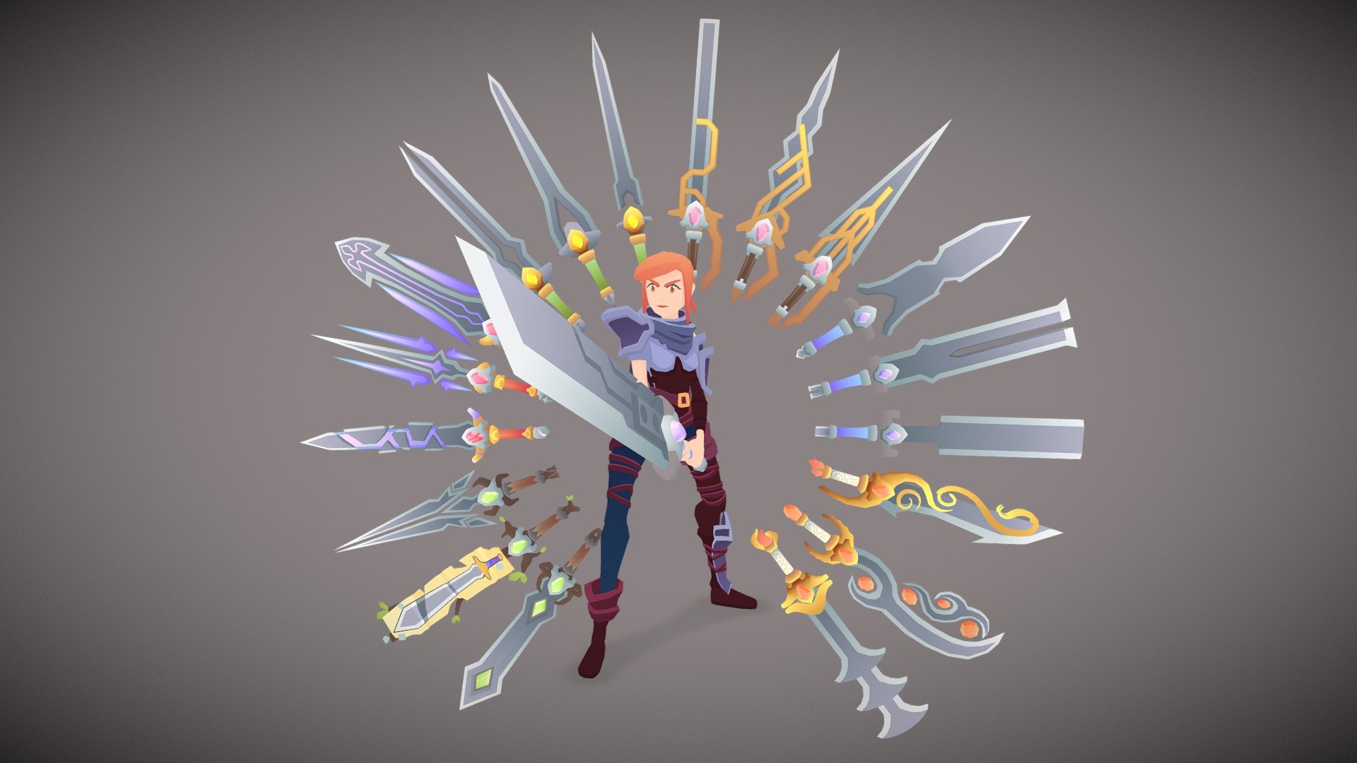 94 Toon Weapon Mega Pack - Weapon Wielder | Fab