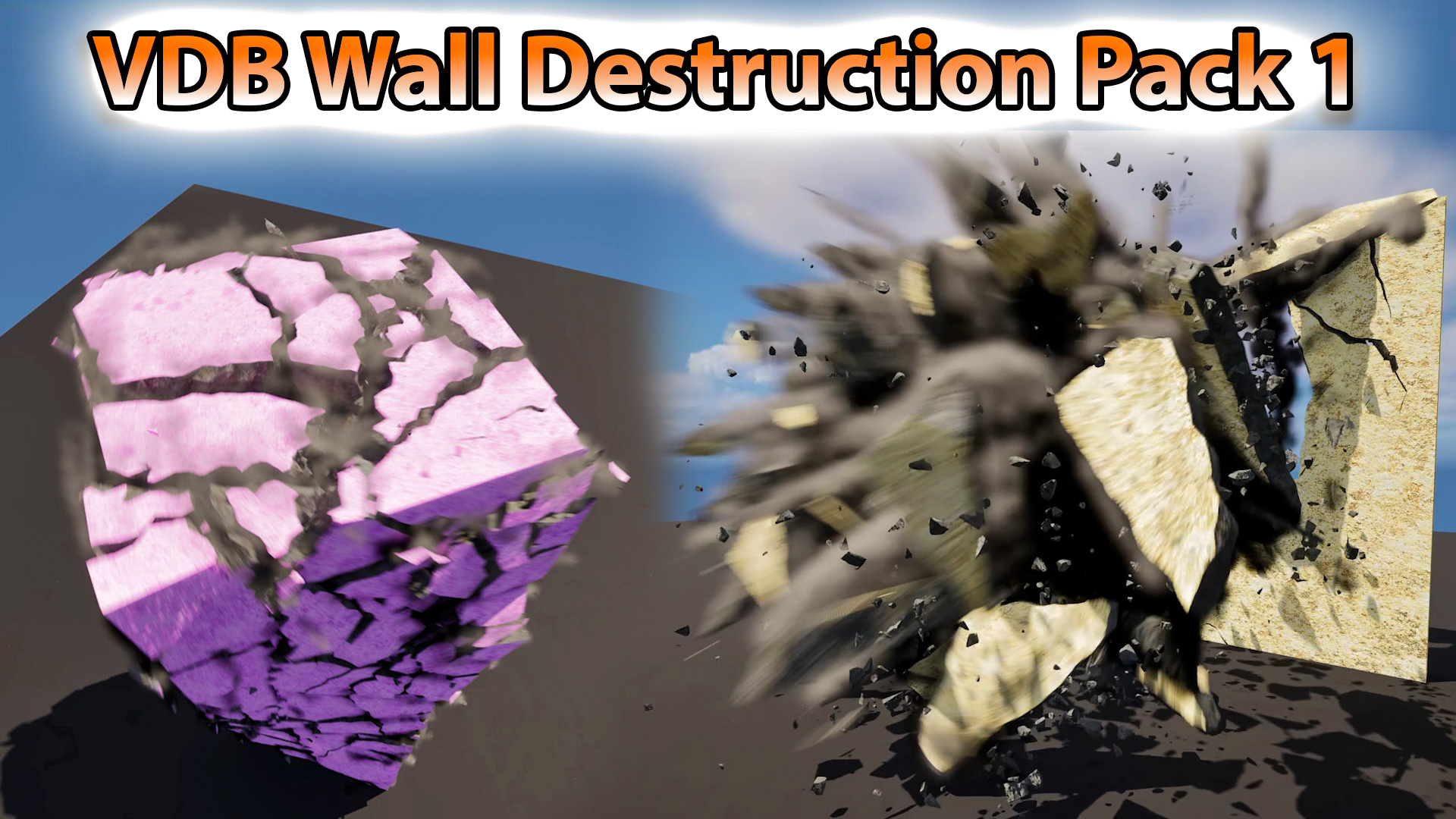 VDB Wall Destruction Pack 1 | Fab