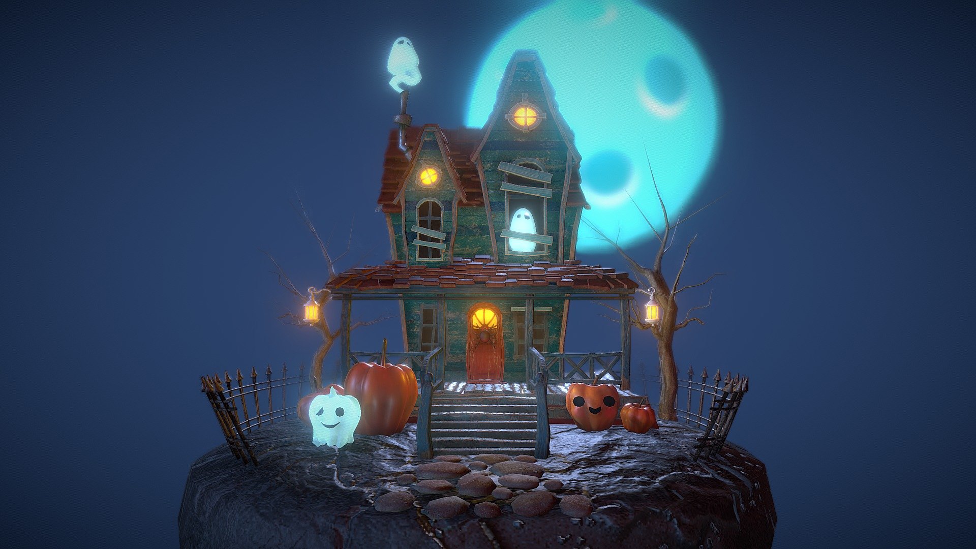 ghost house - Halloween Challenge | Fab