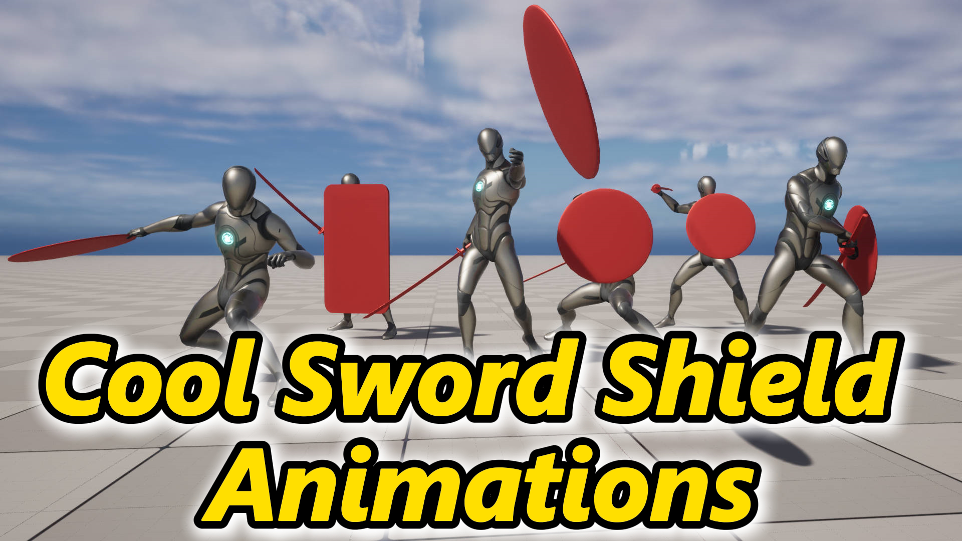 Cool Sword Shield Combat Animations | Fab