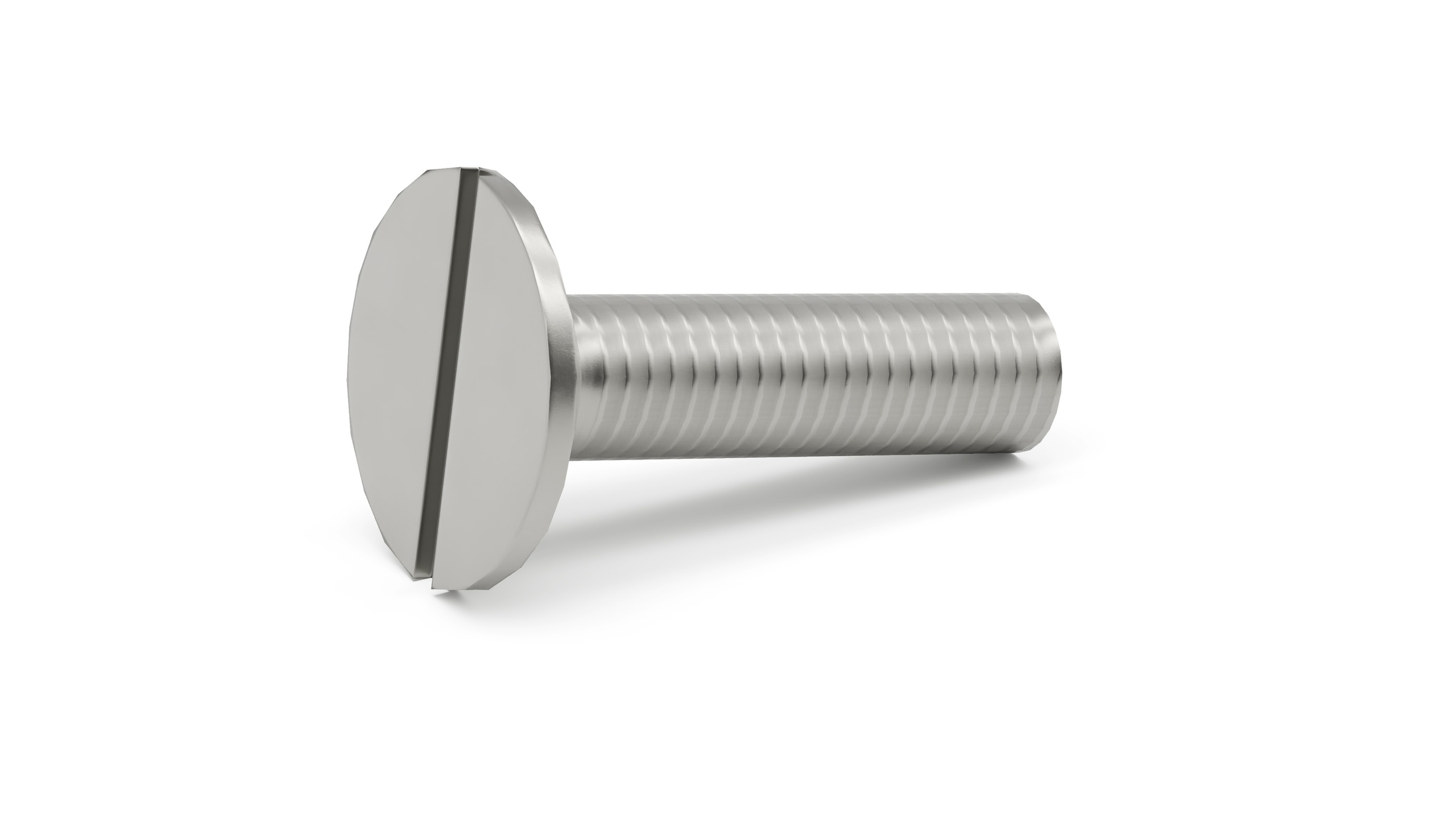 Media 1 for listing Slotted Machine Screw - Game-Ready Low-Poly