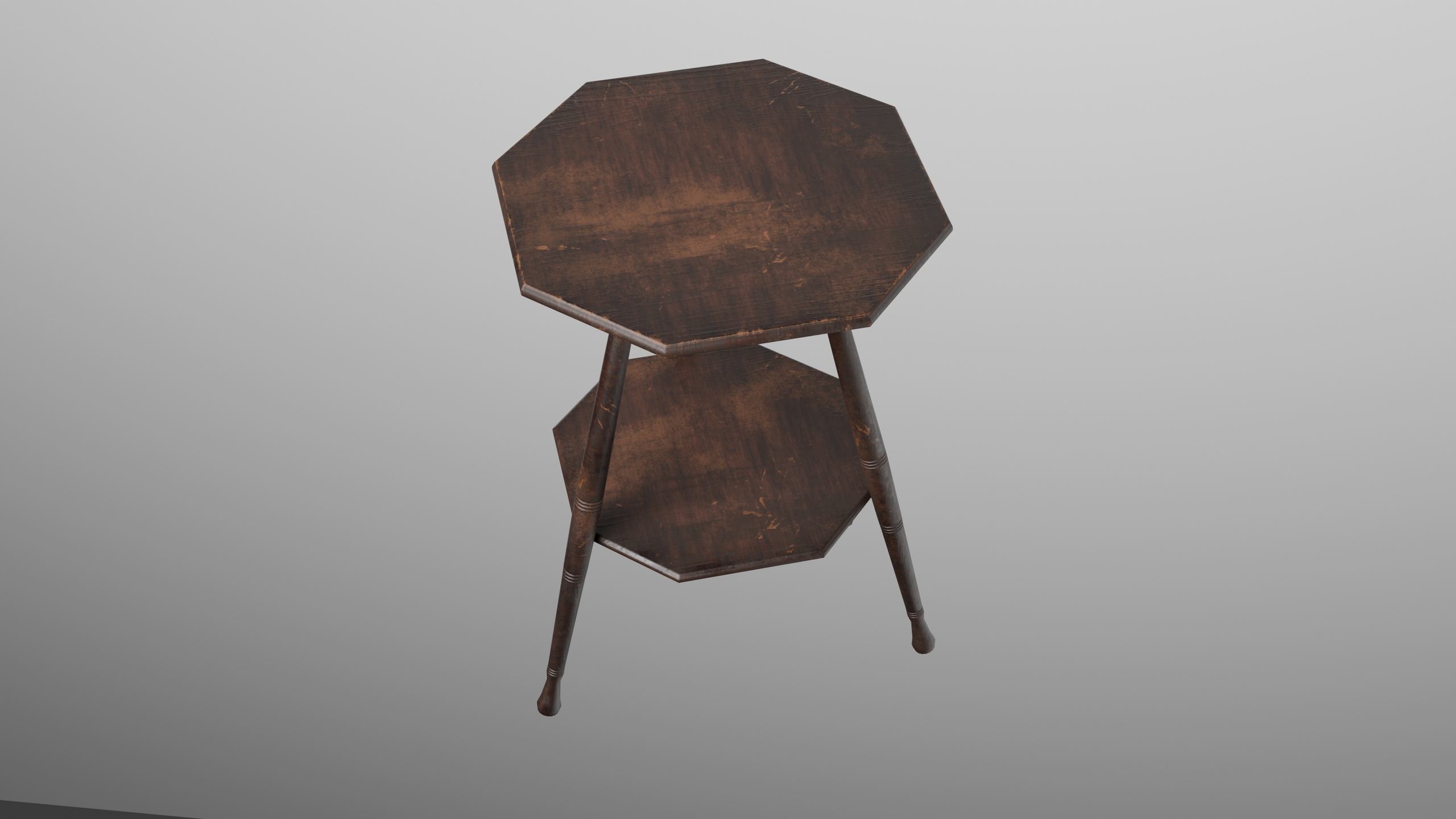 Media 1 for listing Victorian Spindle-Leg Tea Table 4 Textures