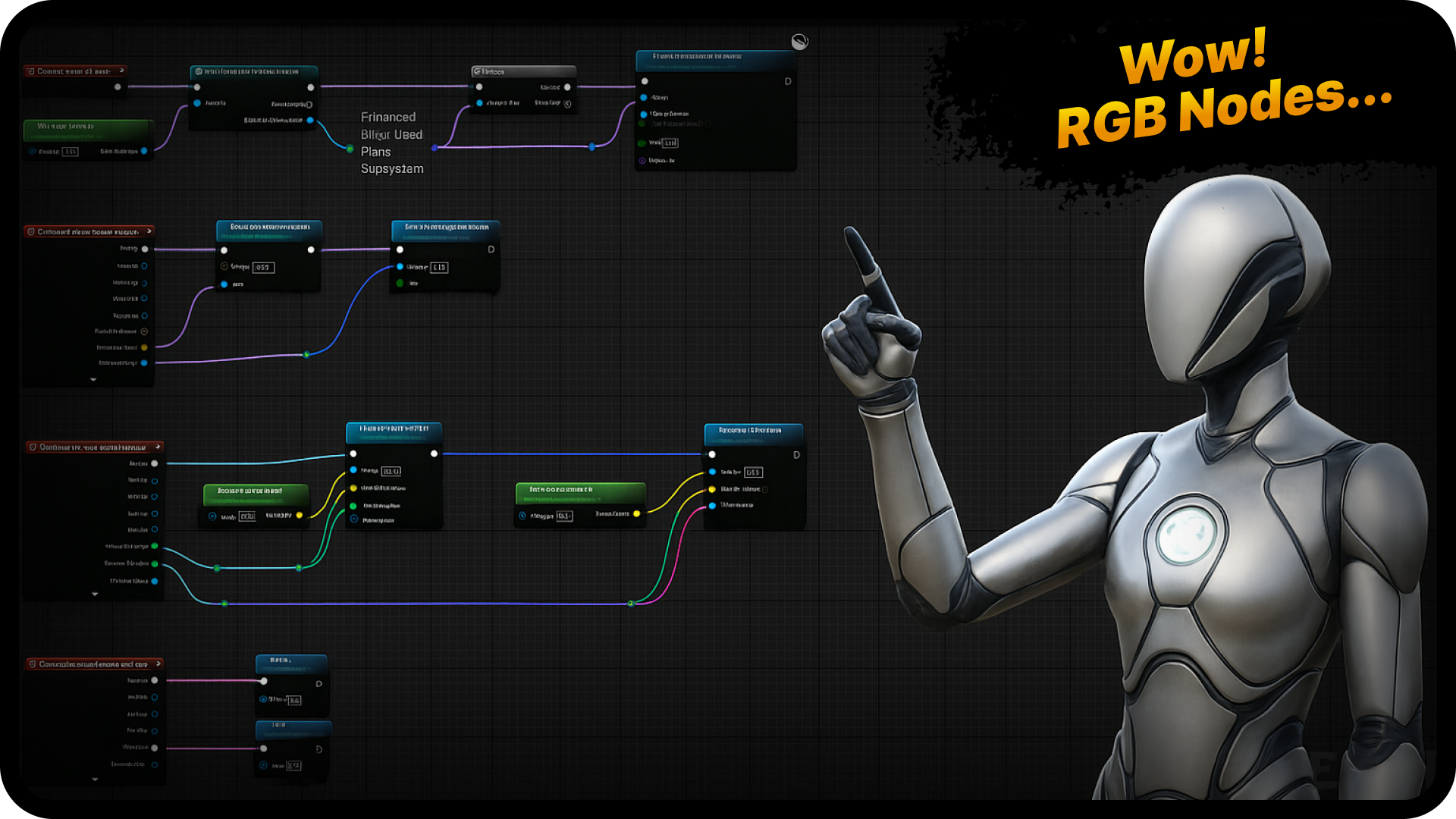 RGB Nodes – Animated Wires | Fab