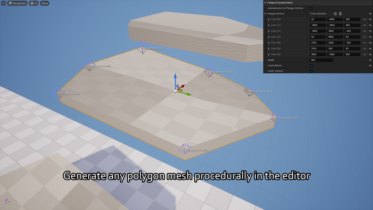 Media 1 for listing Polygon Procedural Mesh