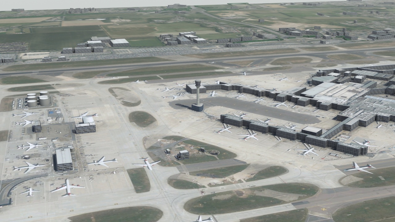 Media 1 for listing Heathrow Airport UK Low Impact Game Ready 3D Model