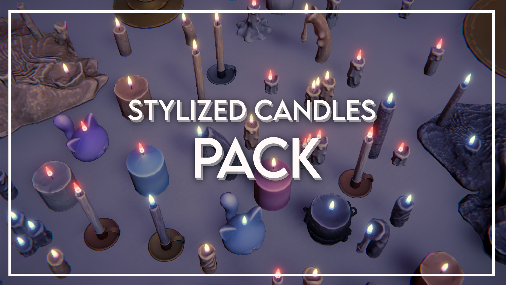 Stylized Candle Pack – 20+ Game-Ready Props (Unity & Unreal) | Fab