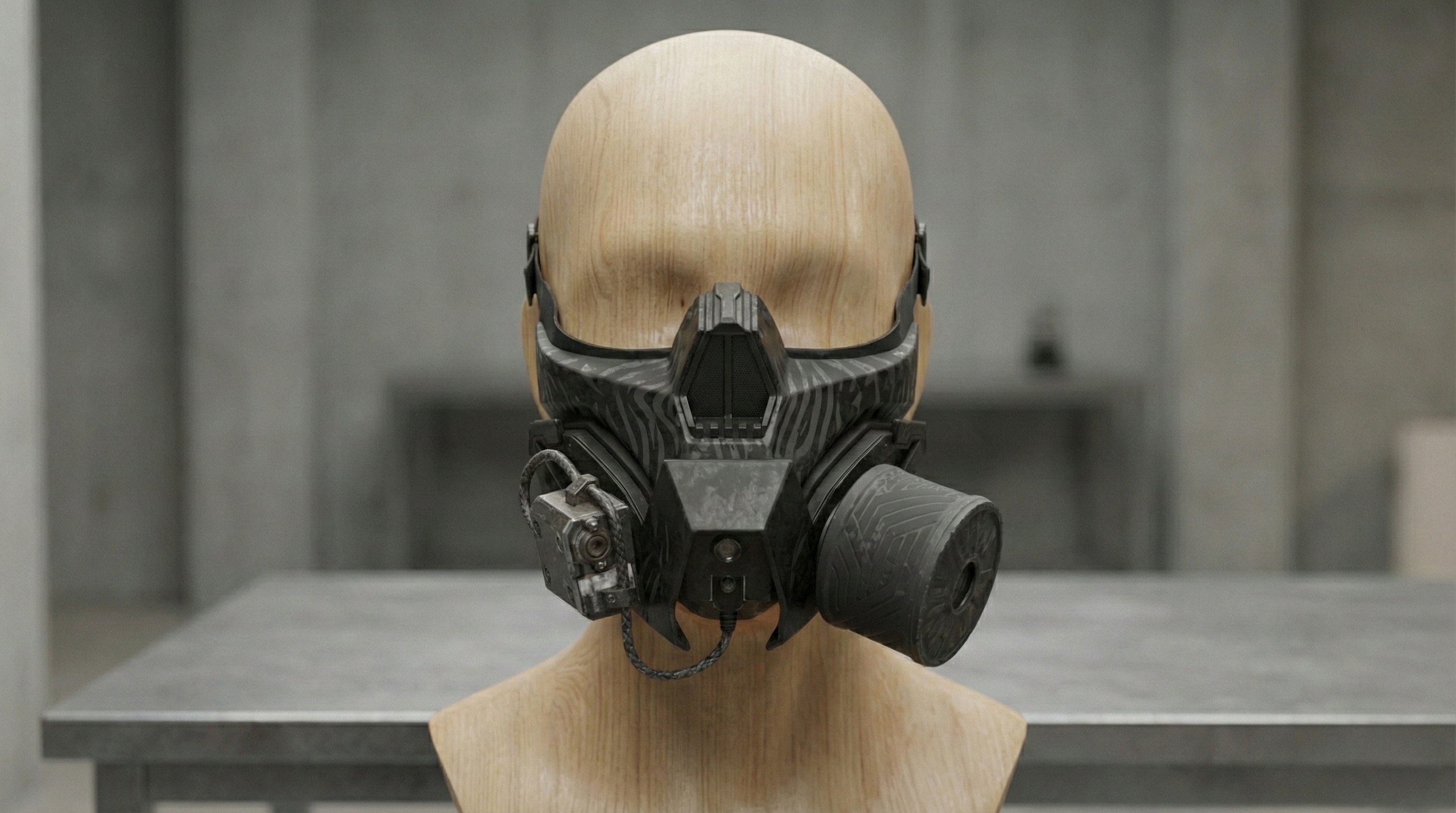 Media 1 for listing Spec Ops Toxic Filter Mask  Low Poly Headwear