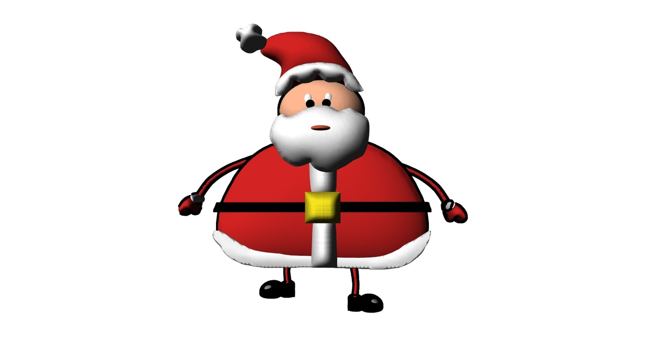 Media 1 for listing Stylized Santa Claus - 2.5D Casual Character
