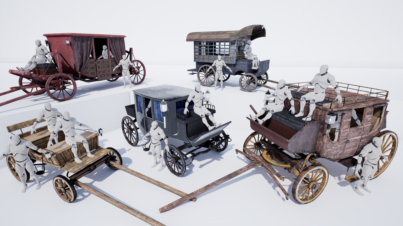 Media 1 for listing The Carriages. Mega Pack.