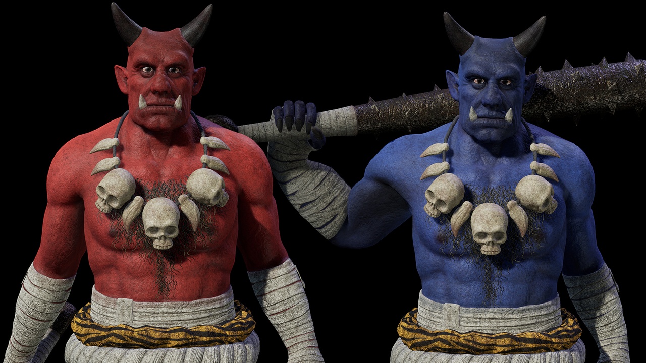 Media 1 for listing Red&Blue Ogre