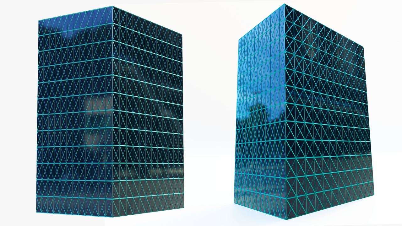 Media 1 for listing Glass Facade Office Tower 3D model