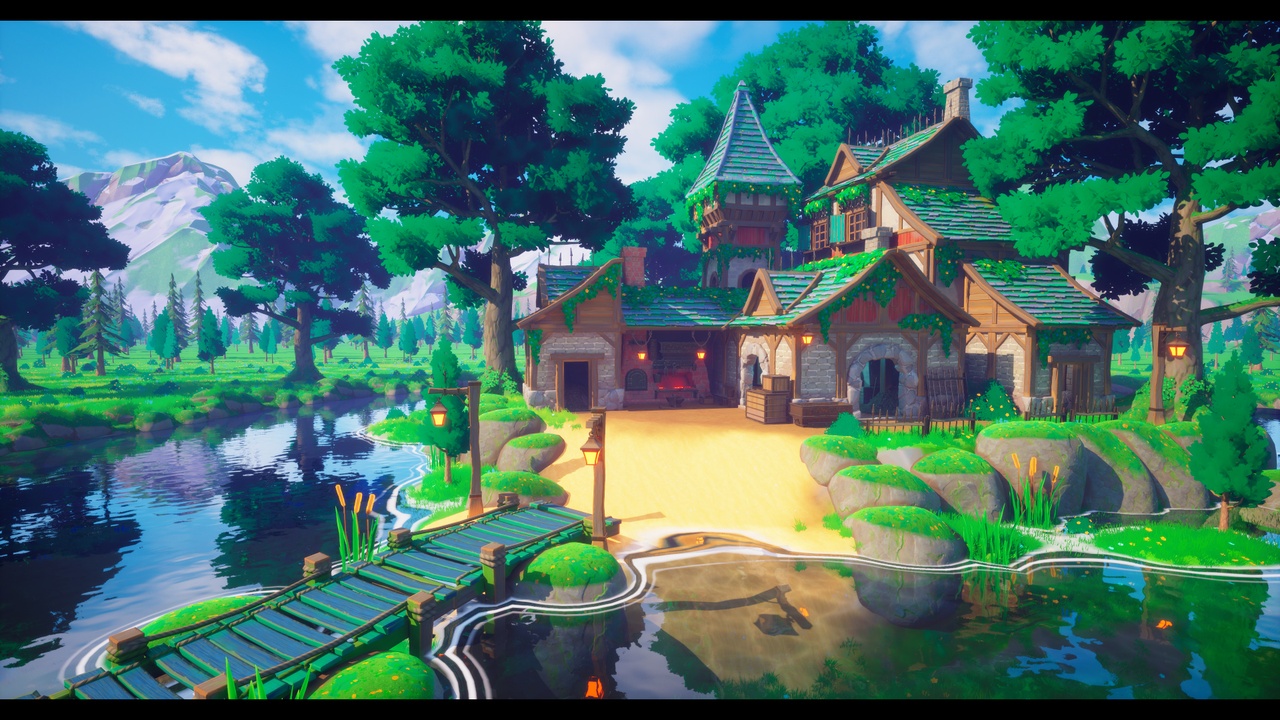 Media 1 for listing Stylized House Blacksmith Workshop