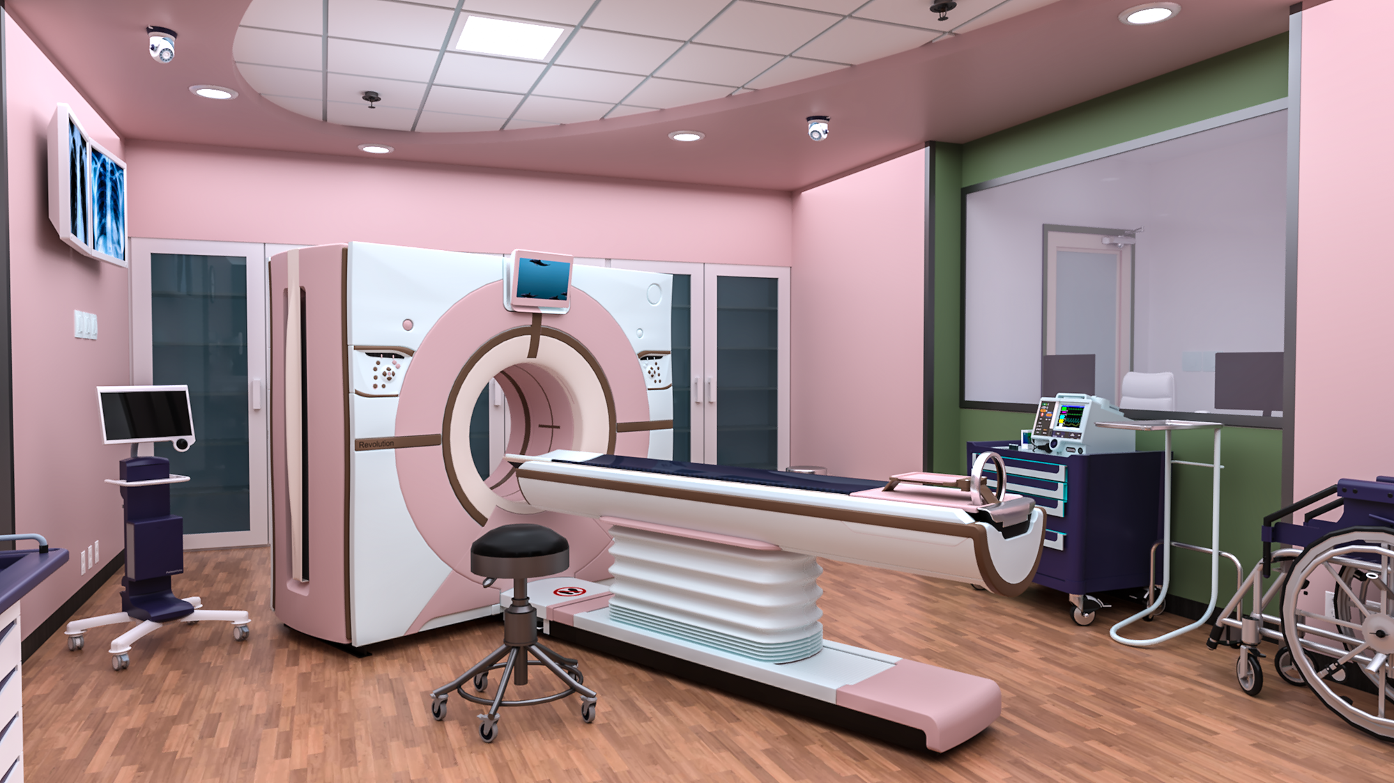 MEDICAL SPACES-RADIOLOGY-CT-SCAN ROOM | Fab