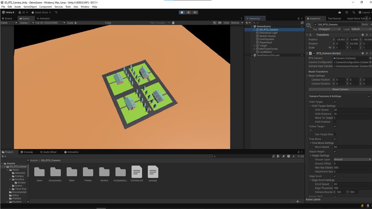 DS RTS Camera for Unity | Fab