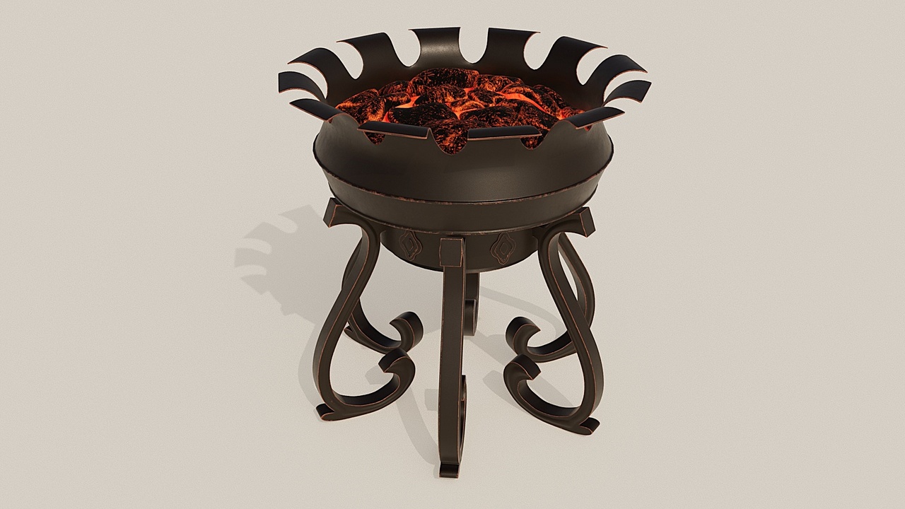 Media 1 for listing Fantastic brazier lamp