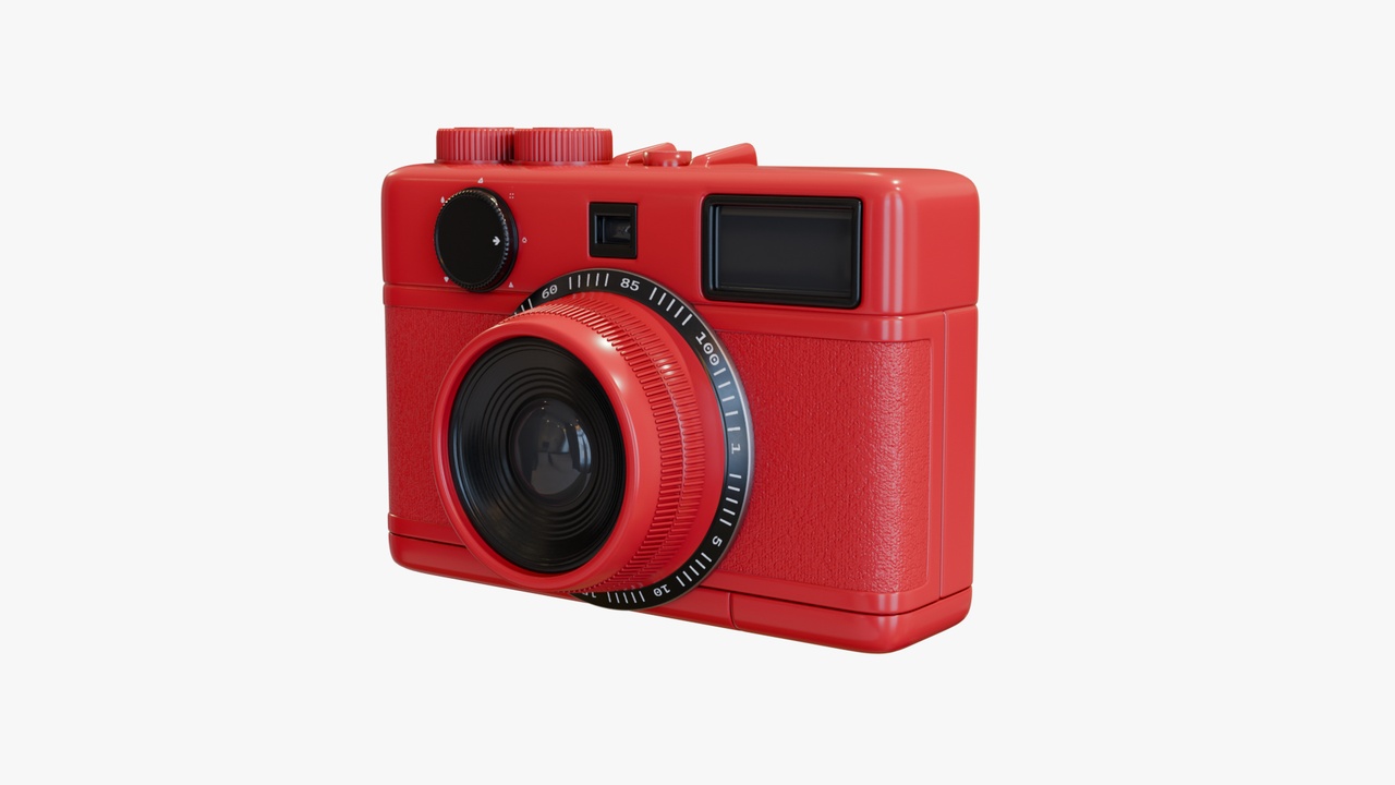 Red Film Camera Retro | Fab
