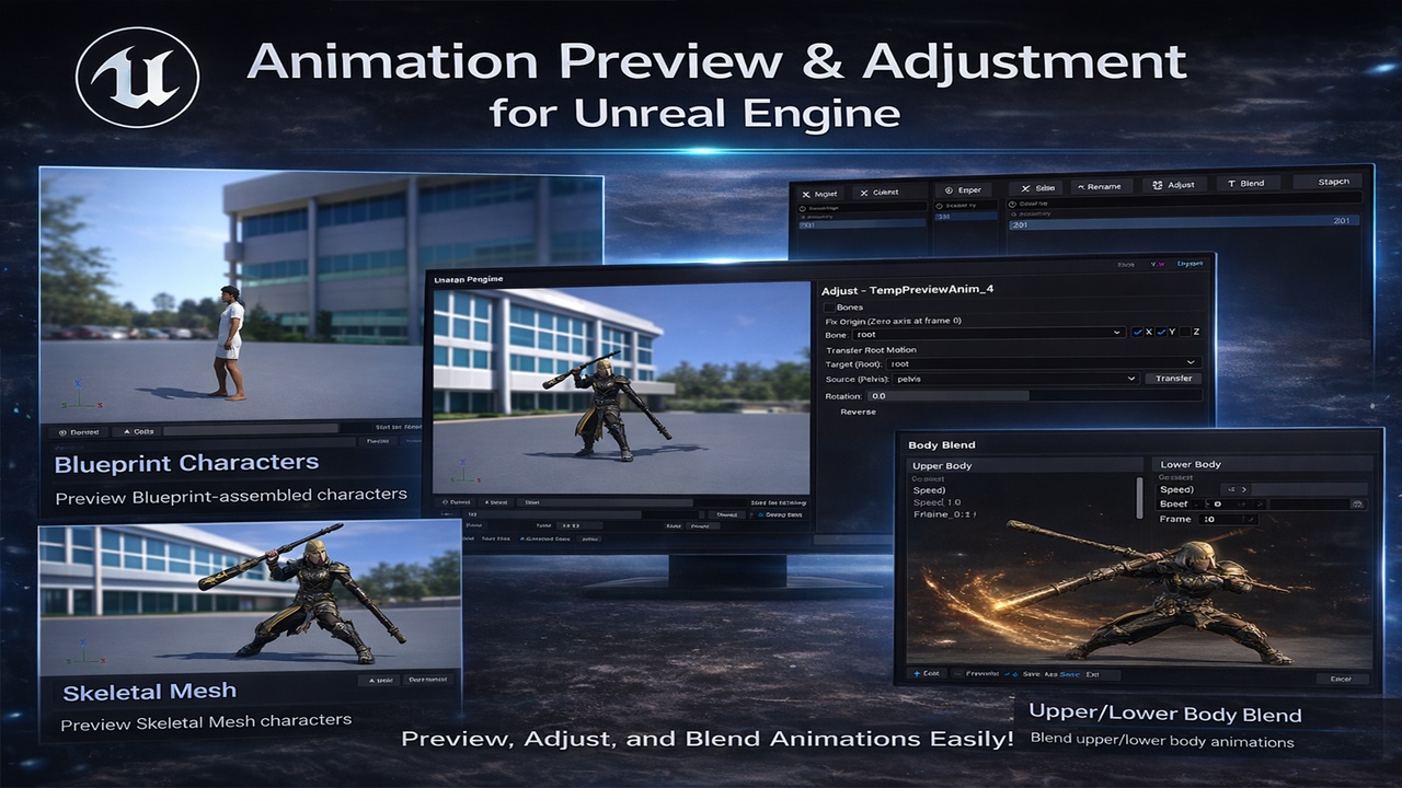 Animation Preview & Editing Tool | Fab