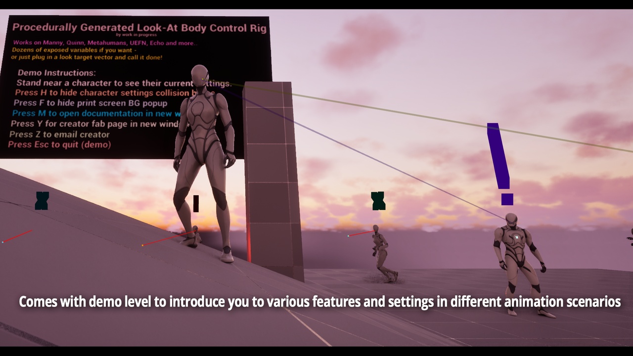 Media 1 for listing Procedurally Generated "Look at Target" Control Rig