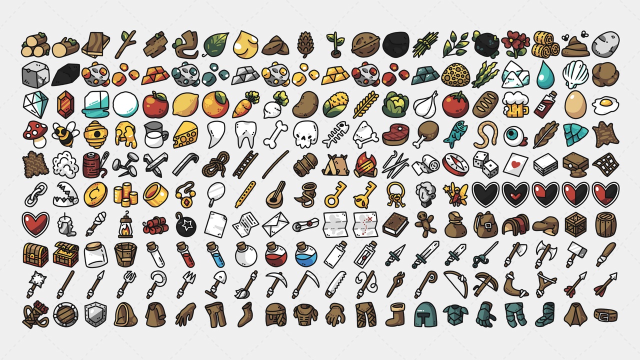 Media 1 for listing Isle of Lore 2: RPG Item Icons