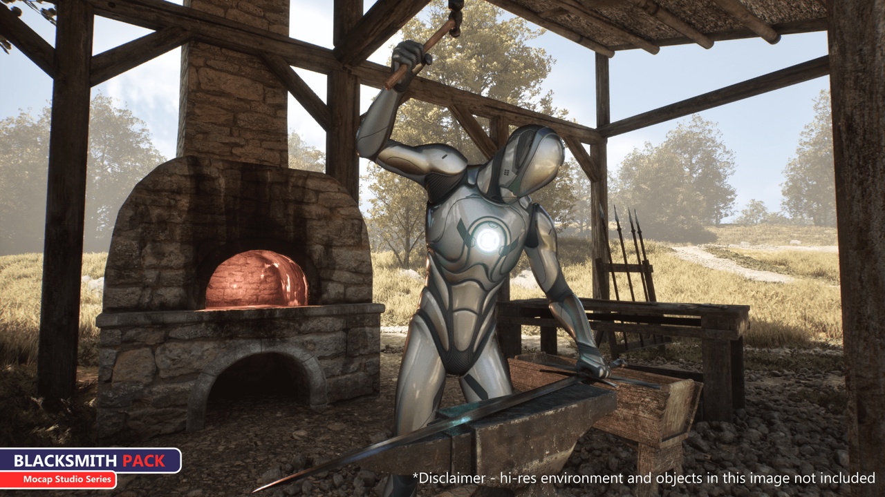 Media 1 for listing MC Blacksmith Animation Pack