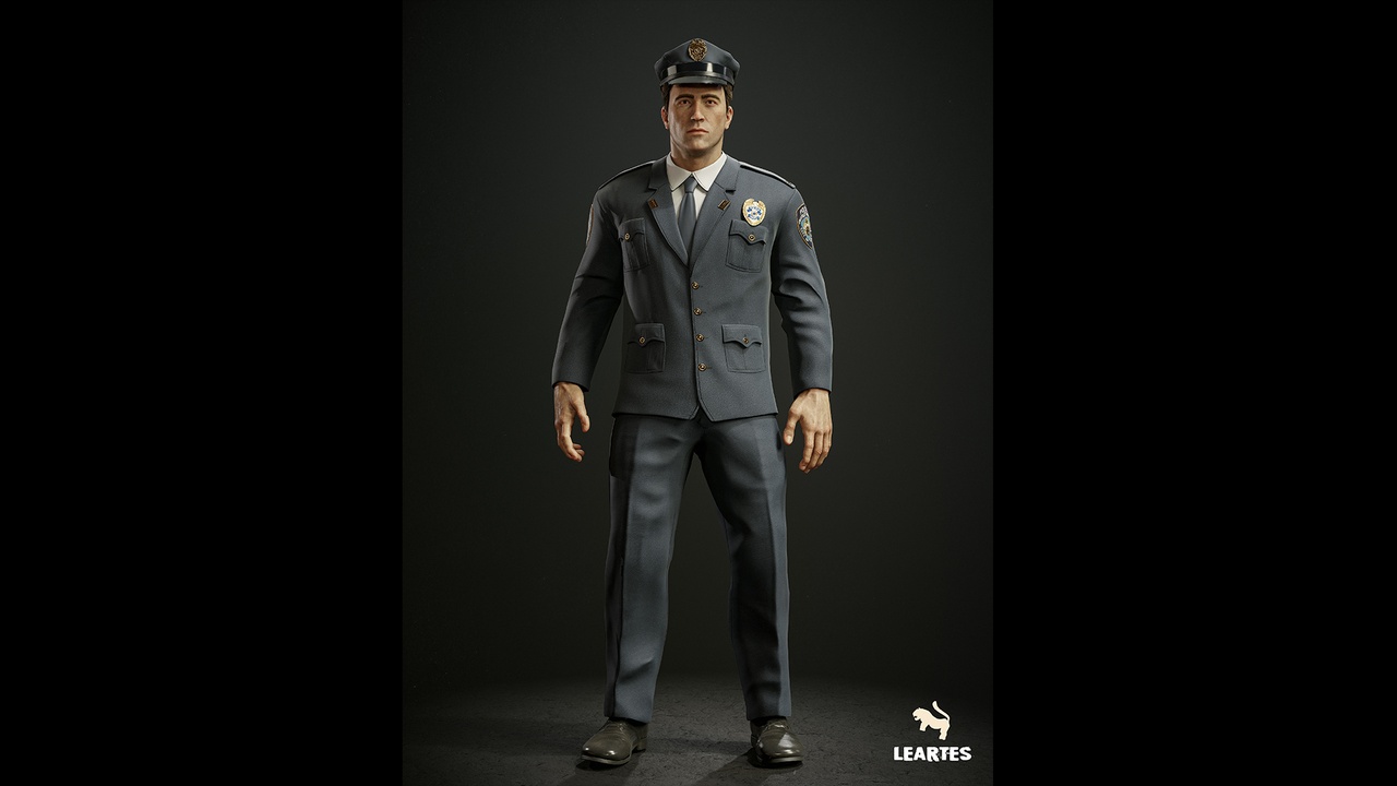 Media 1 for listing Police Character / NPC ( Police Character Policee Policeman Officer Uniform )