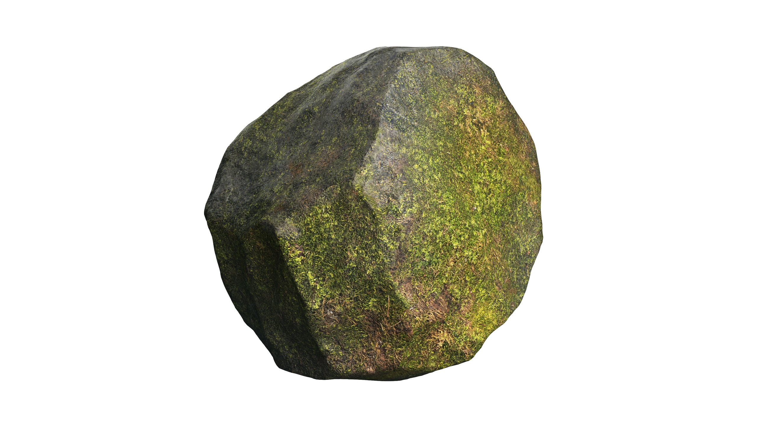 Media 1 for listing Mossy Boulder 3D Model