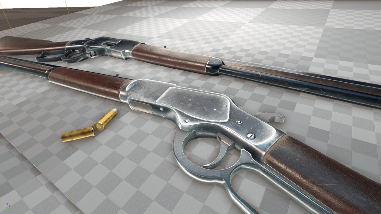 Media 1 for listing Animated Wild West Rifle