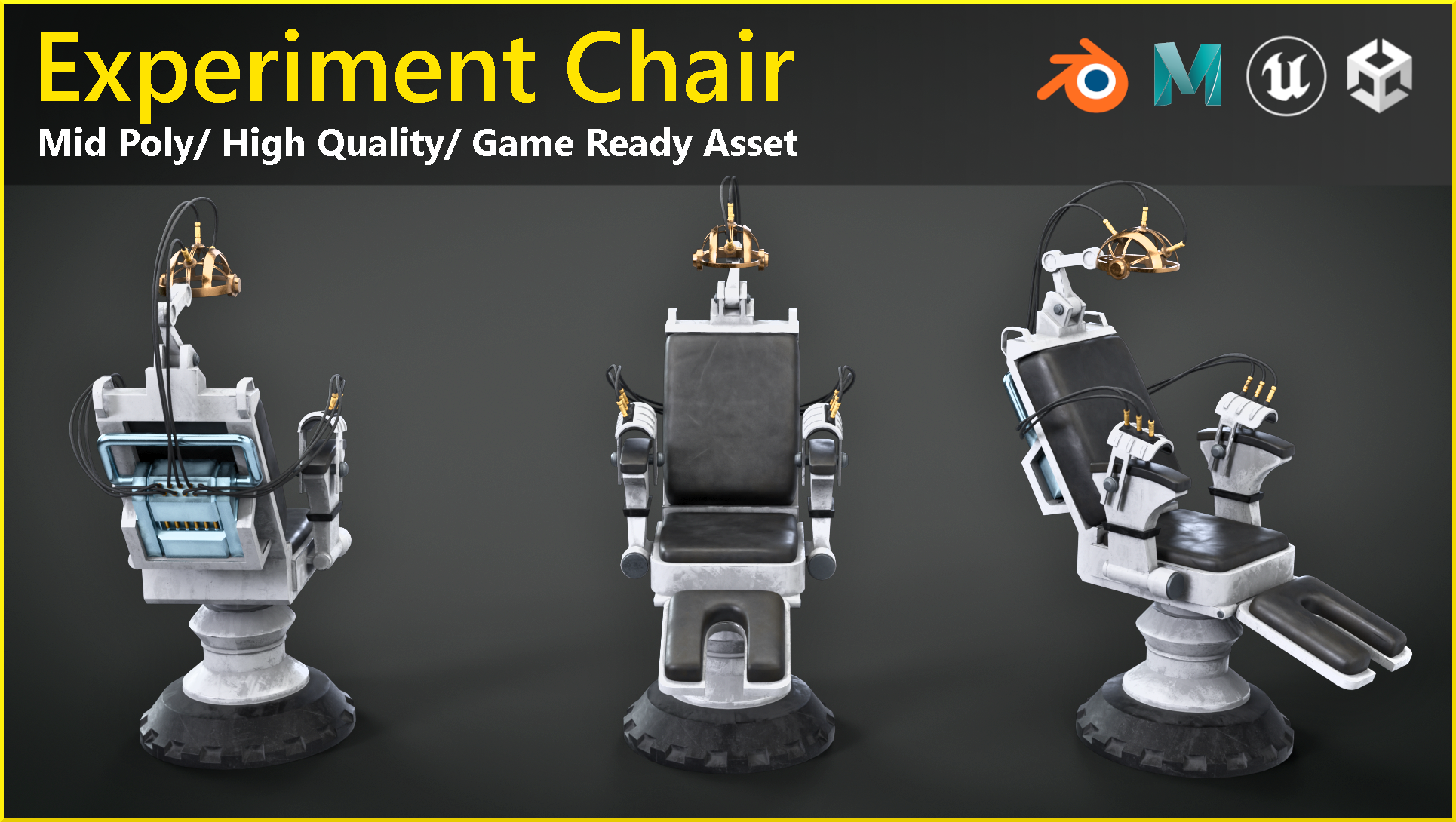 Experiment Chair- (Game Ready) | Fab