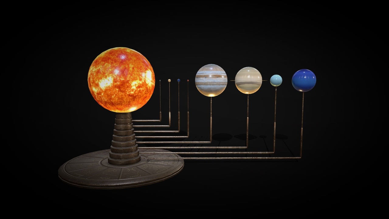 Media 1 for listing Solar System Model (Orrery)