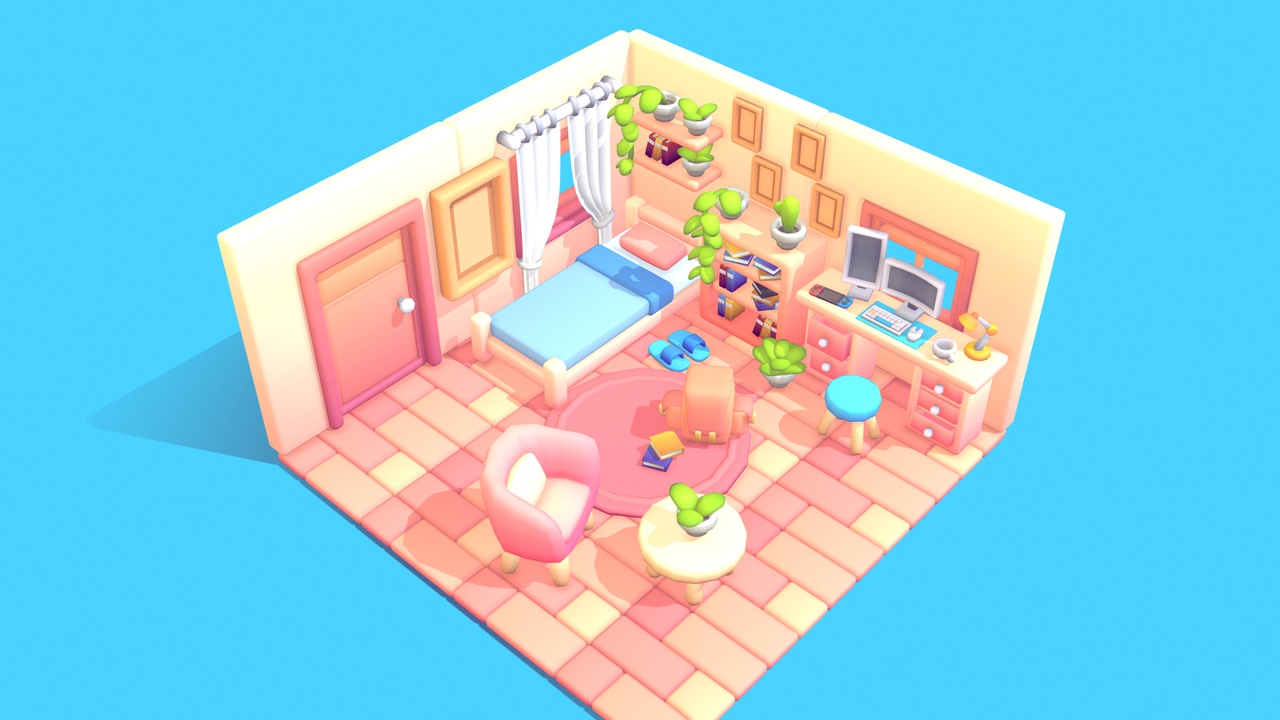 Media 1 for listing Stylized Bedroom Kit
