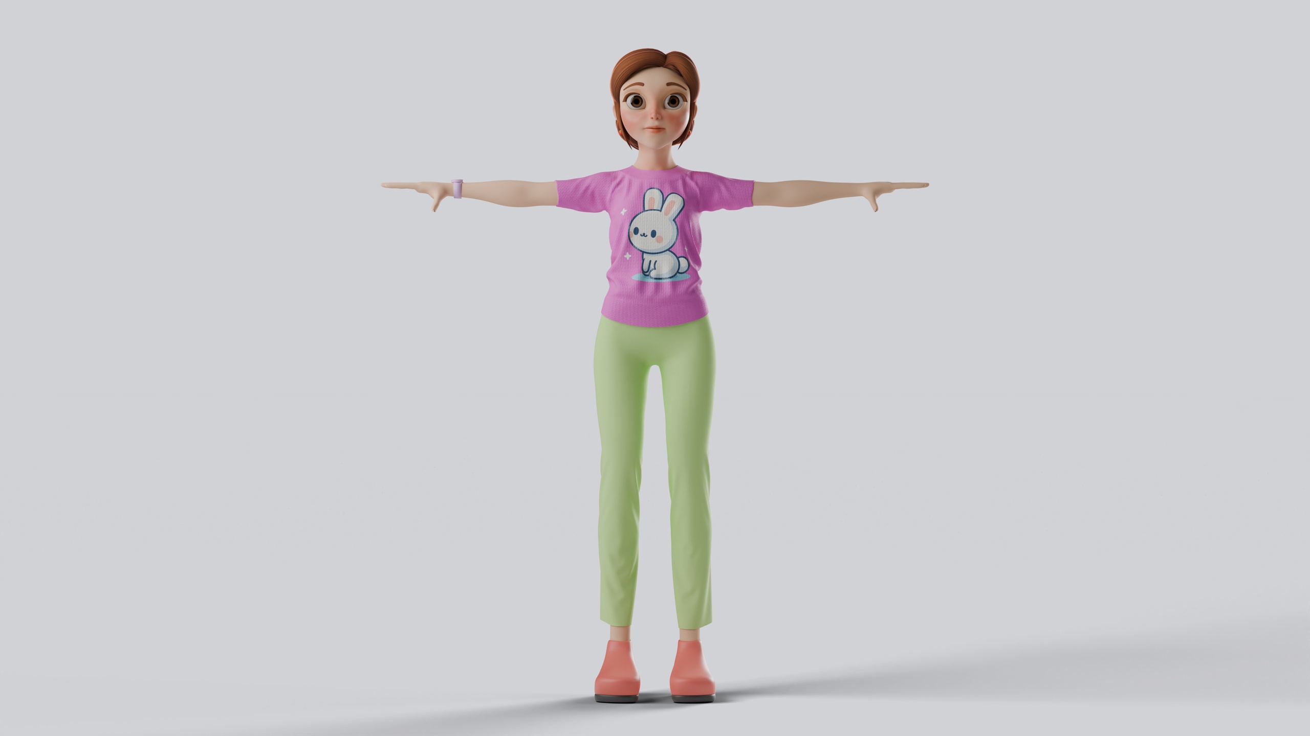 Media 1 for listing Mother Stylized Character Fully Rigged Game Ready Animation Ready