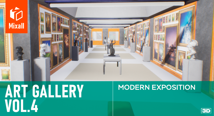Art gallery Vol.4 - modern exposition | Fab