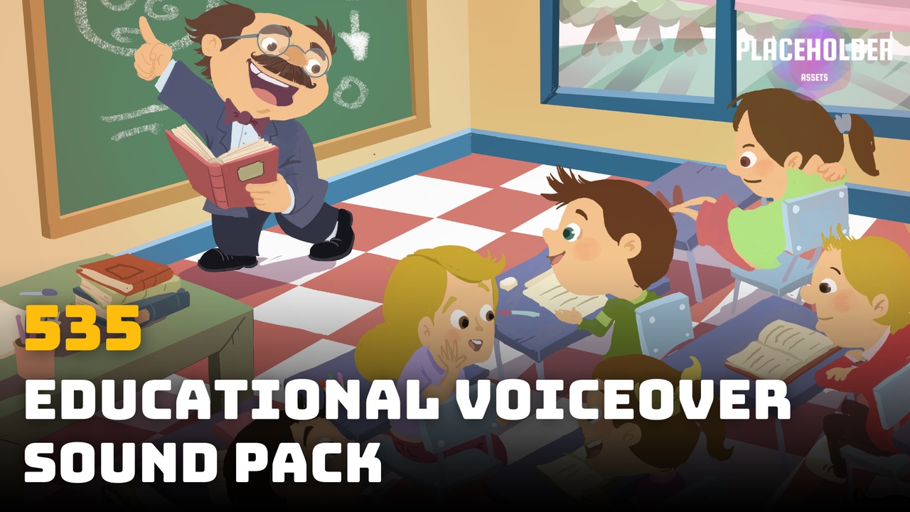 Media 1 for listing Educational Voiceover Sound Pack