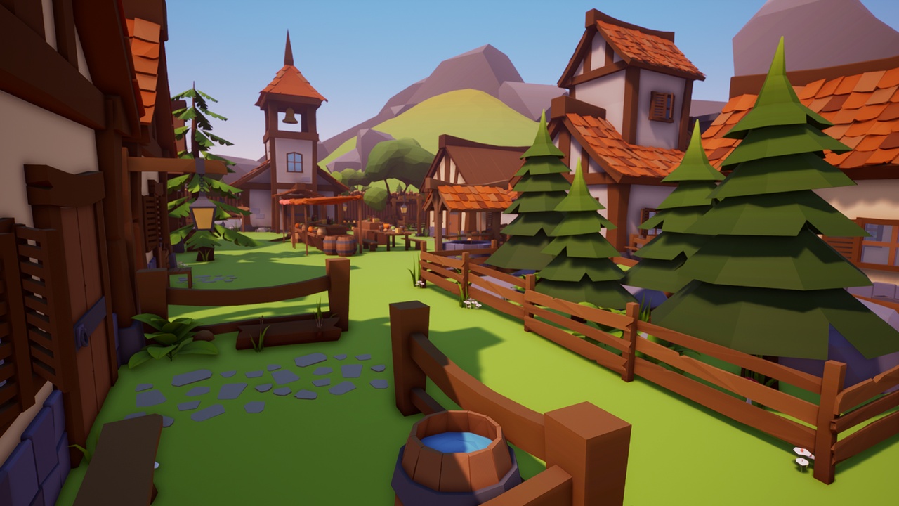 Low Poly Village