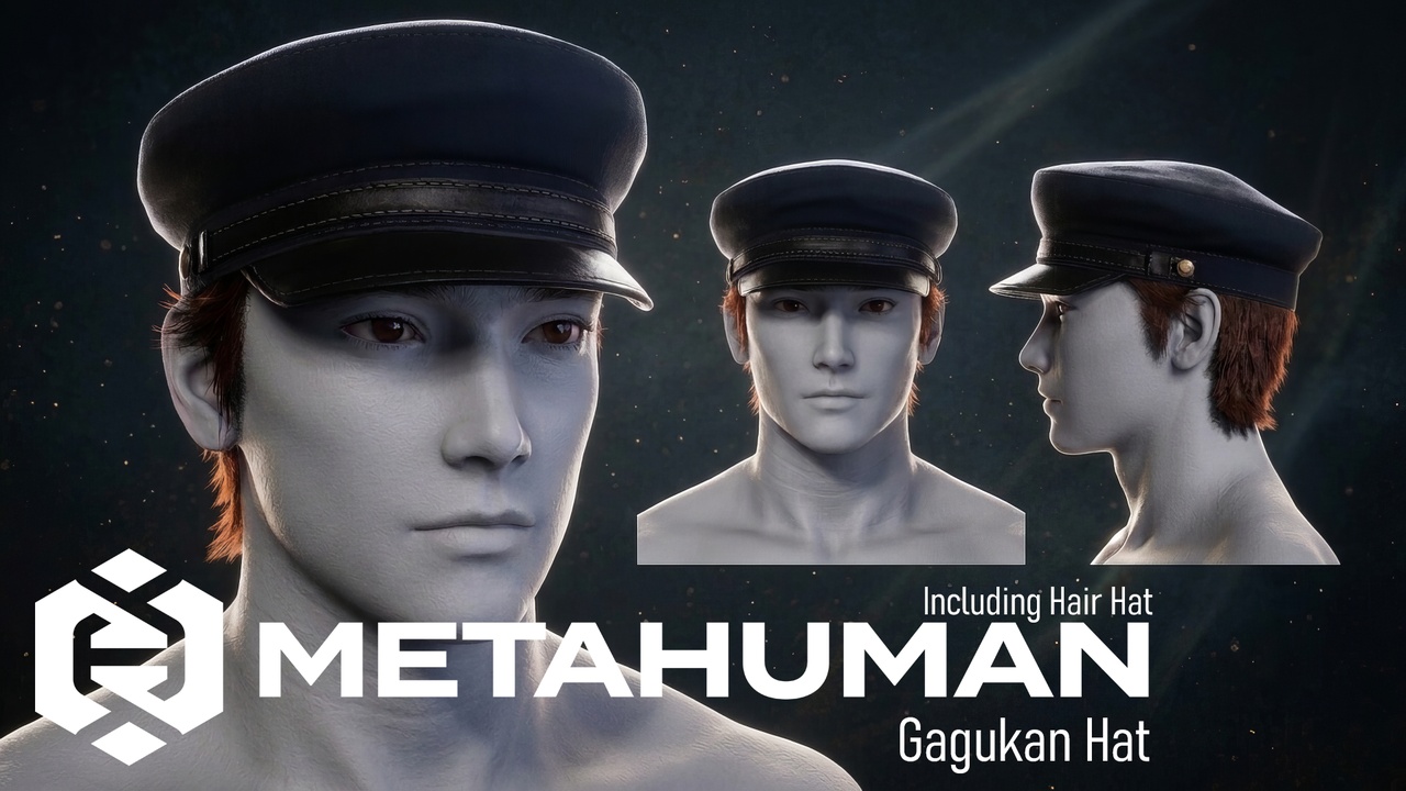 Media 1 for listing MHC: Gagukan Hat | Metahuman Outfit