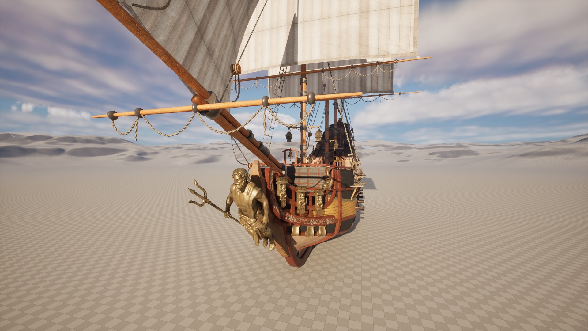 Media 1 for listing Trident Medieval Fantasy Ship