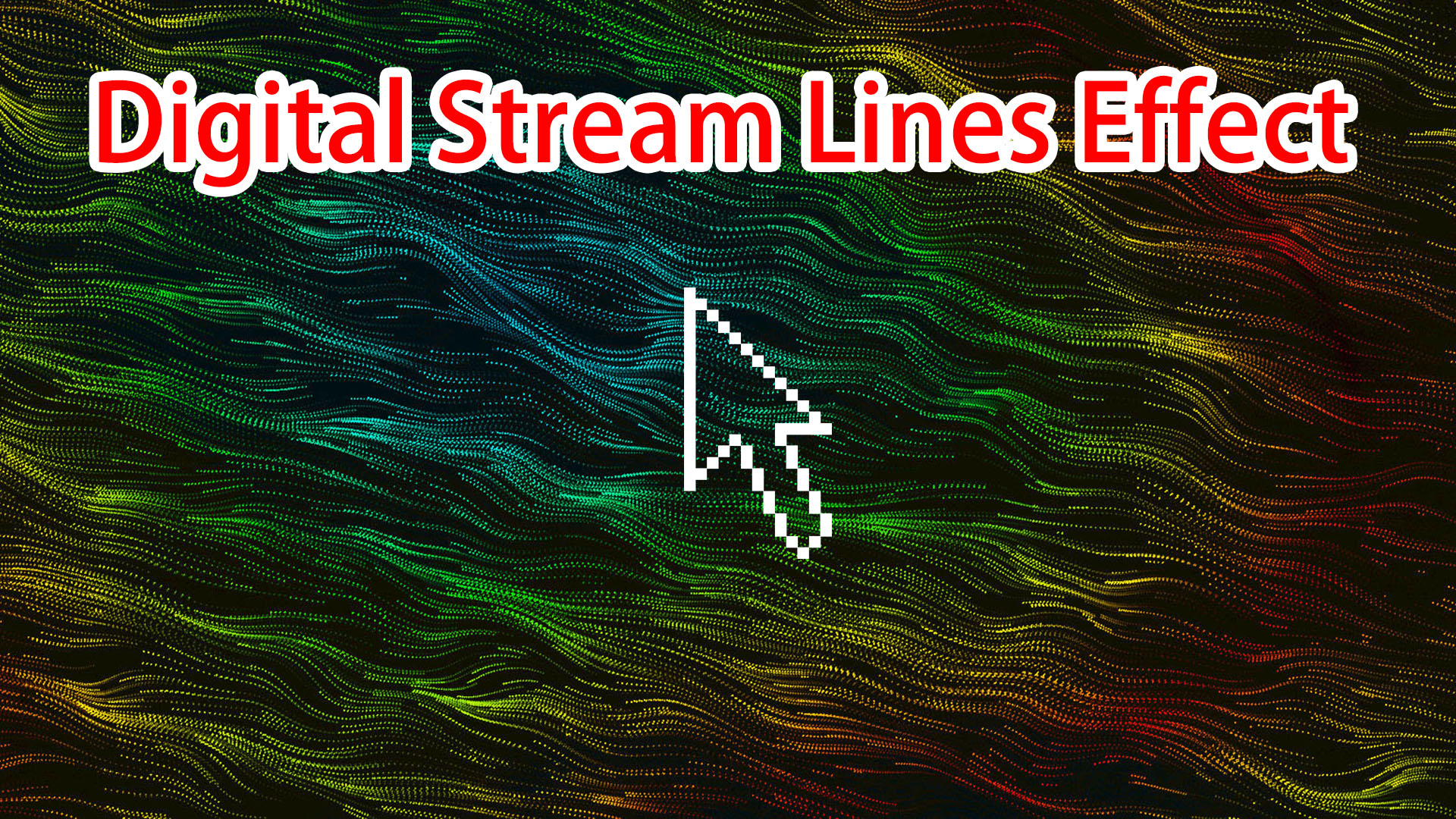 Digital Stream Lines Effect | Fab