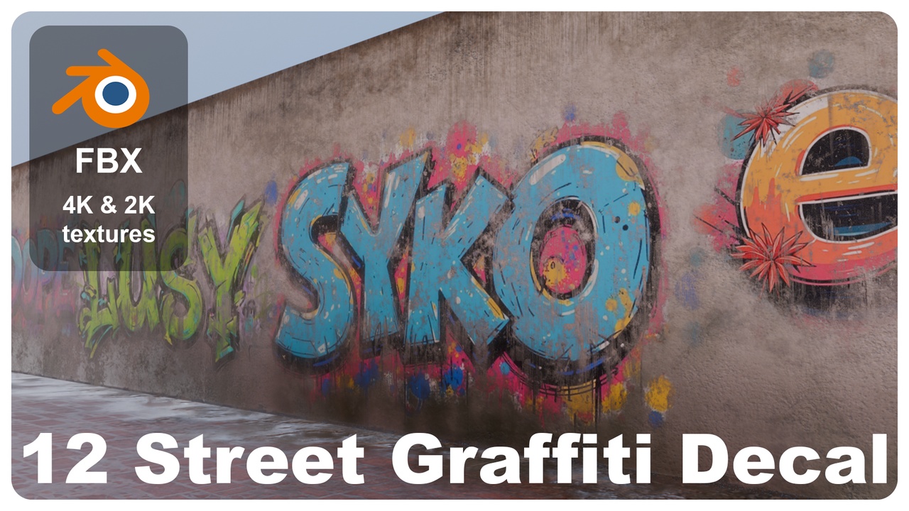 Media 1 for listing 12 Street Graffiti Decal Planes