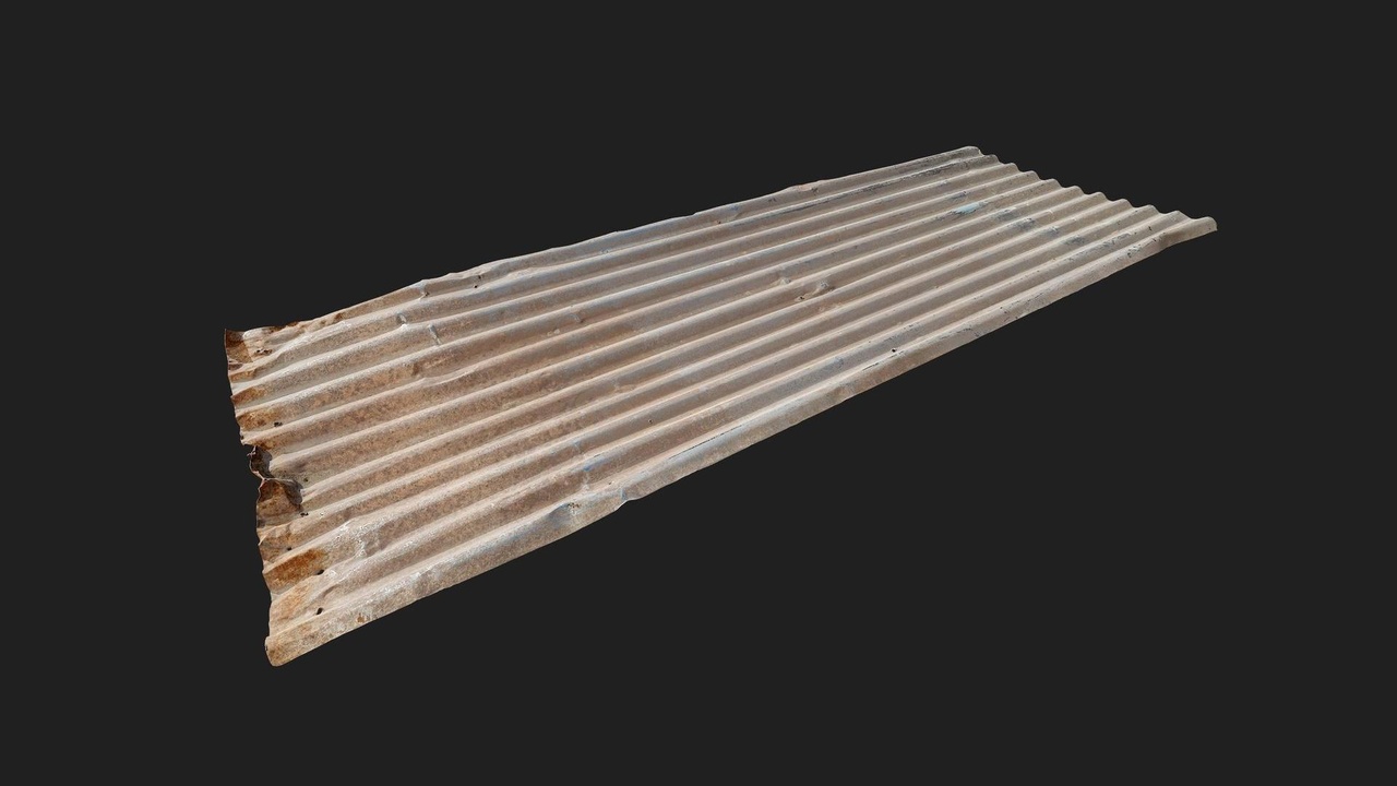 Media 1 for listing Urban Shanty Town Sheet Metal Corrugated 01