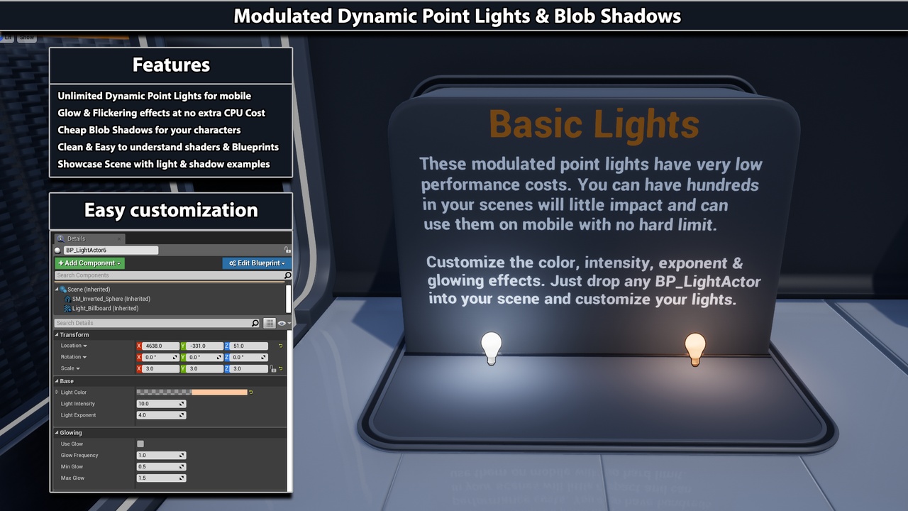 Media 1 for listing Modulated Dynamic Lights & Blob Shadows