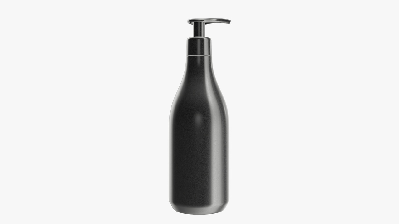 Plastic shampoo bottle with dosator | Fab