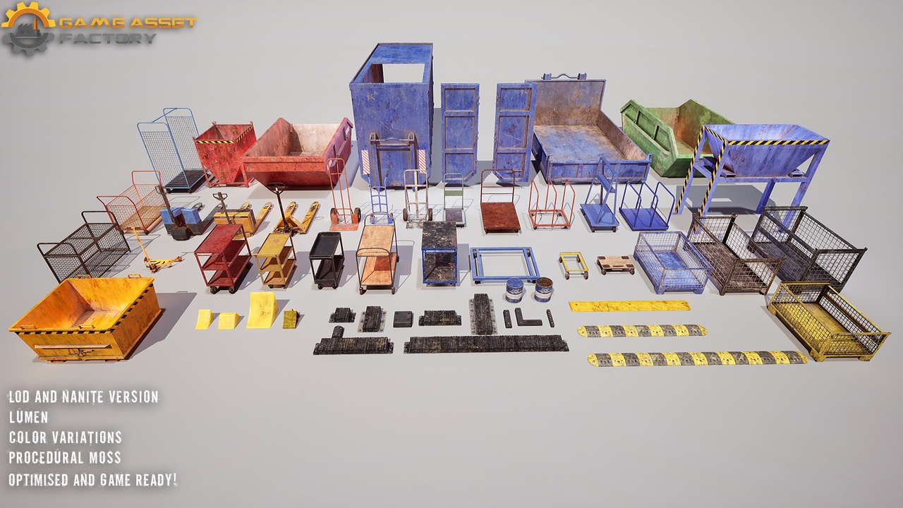 Media 1 for listing Industrial Props Vol3