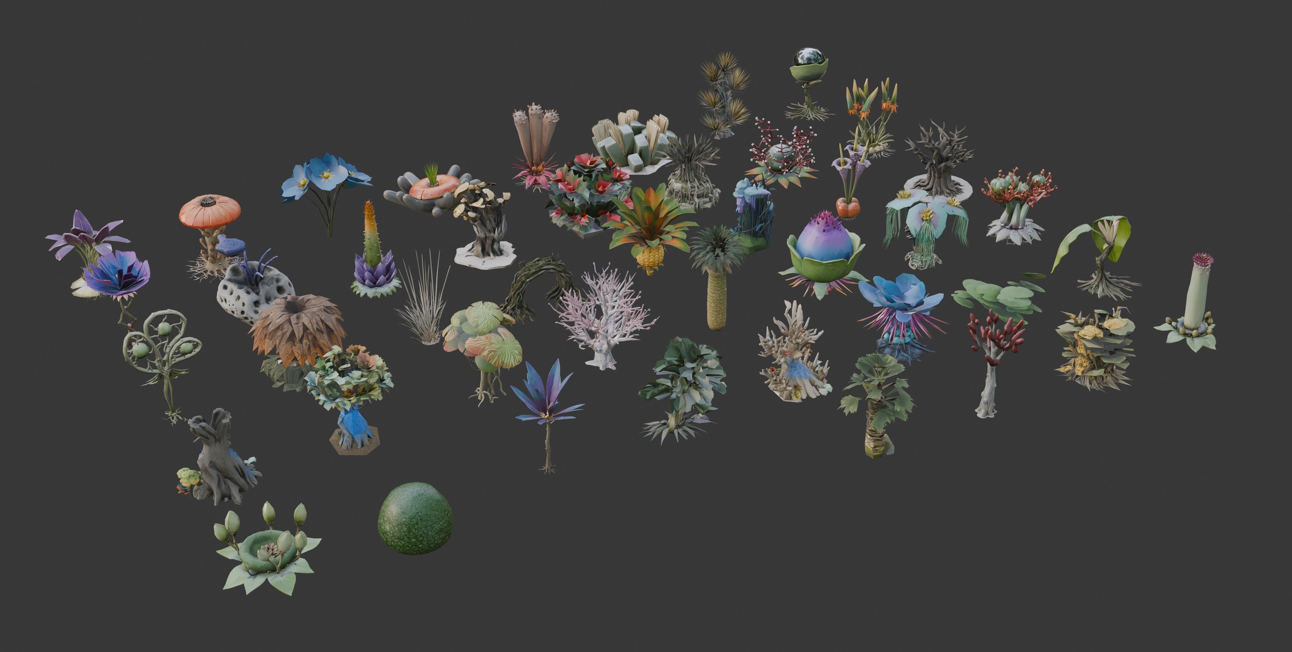 Media 1 for listing fantasy foliage