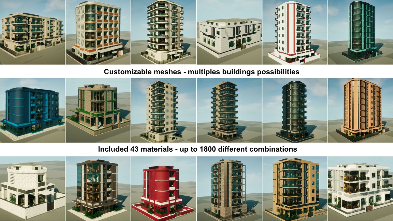 Build Generation Urban Builder Pro - Procedural Building Generation | Fab